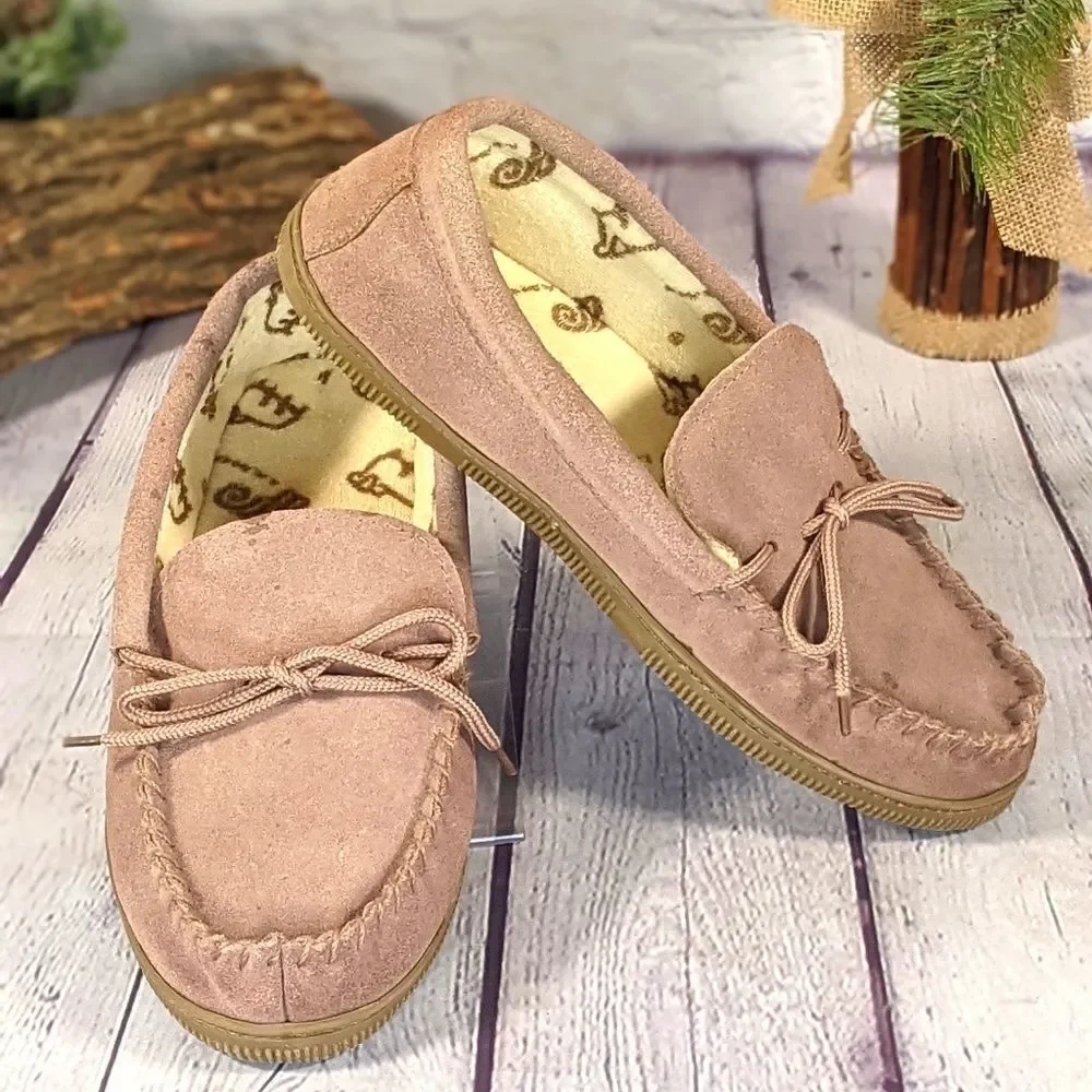 LAMO FOOTWEAR MEN'S MOCCASIN SLIPPERS
